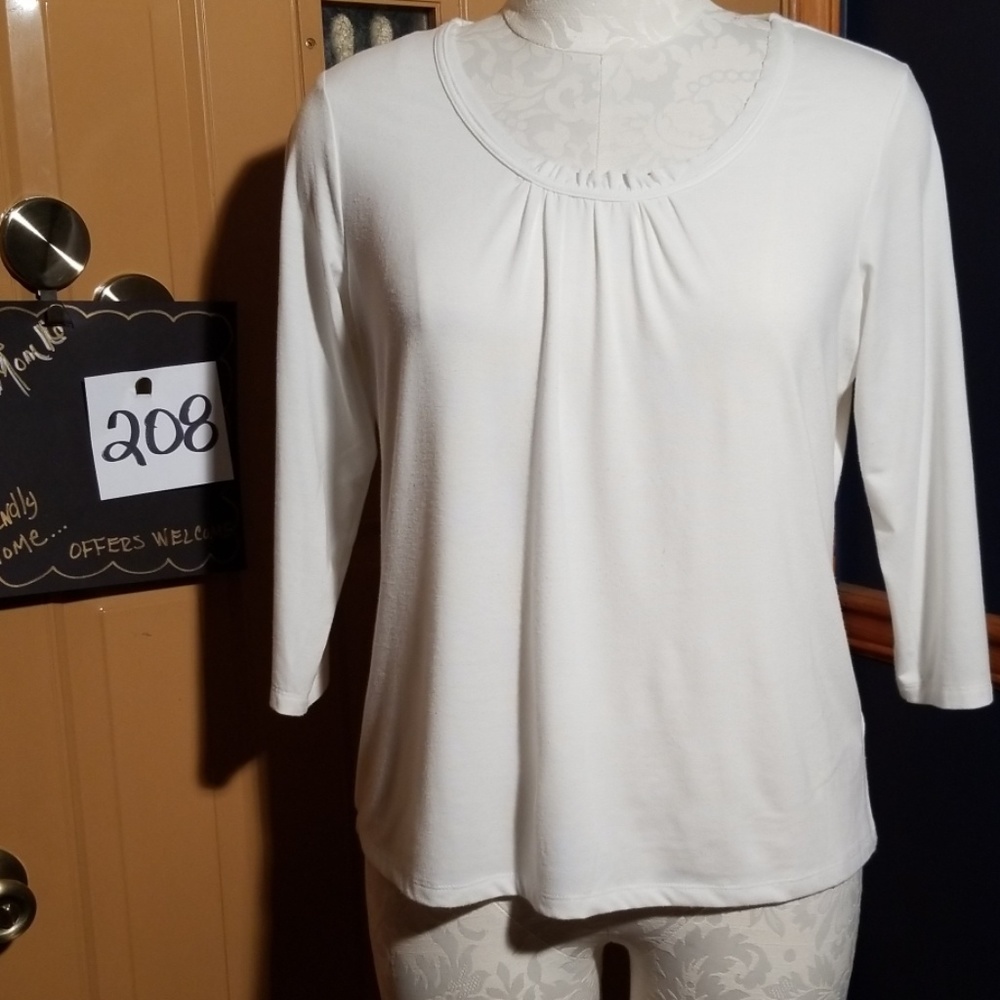 🐣Cream Kim Rogers Knit 3/4 sleeve